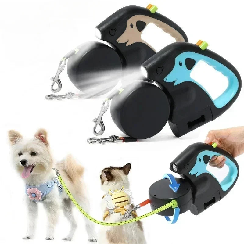 Dual Doggie - Retractable Dog Leash